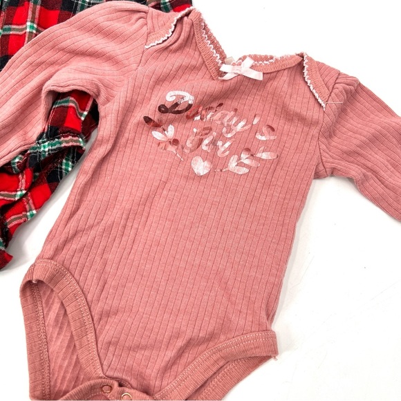 Lot of 3-Piece Baby Long Sleeve Bundle: 2 Tops, 1 Pajama Size 6-9 Months - Picture 2 of 12